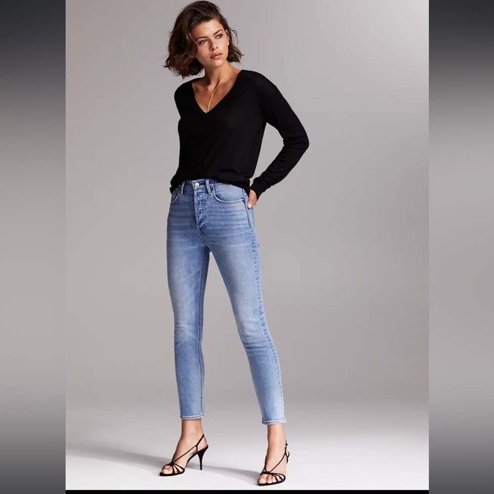 Denim Forum Yoko High Rise Slim Size 27